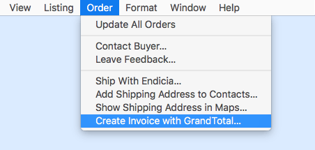 Create Invoice With GrandTotal Create Invoice With GrandTotal