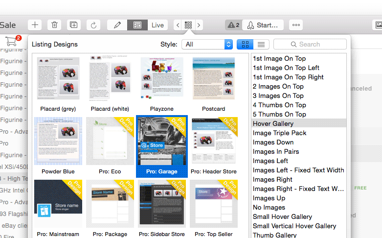 Design Selection Design Selection