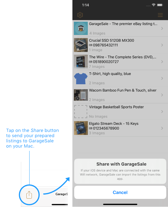 Import From GarageSale Scout Import From GarageSale Scout