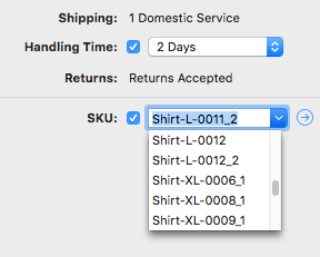 Add SKU to Listing Add SKU to Listing