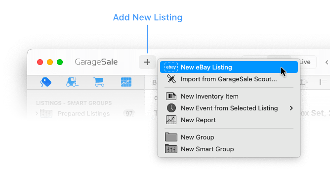 Creating New Listings Creating New Listings