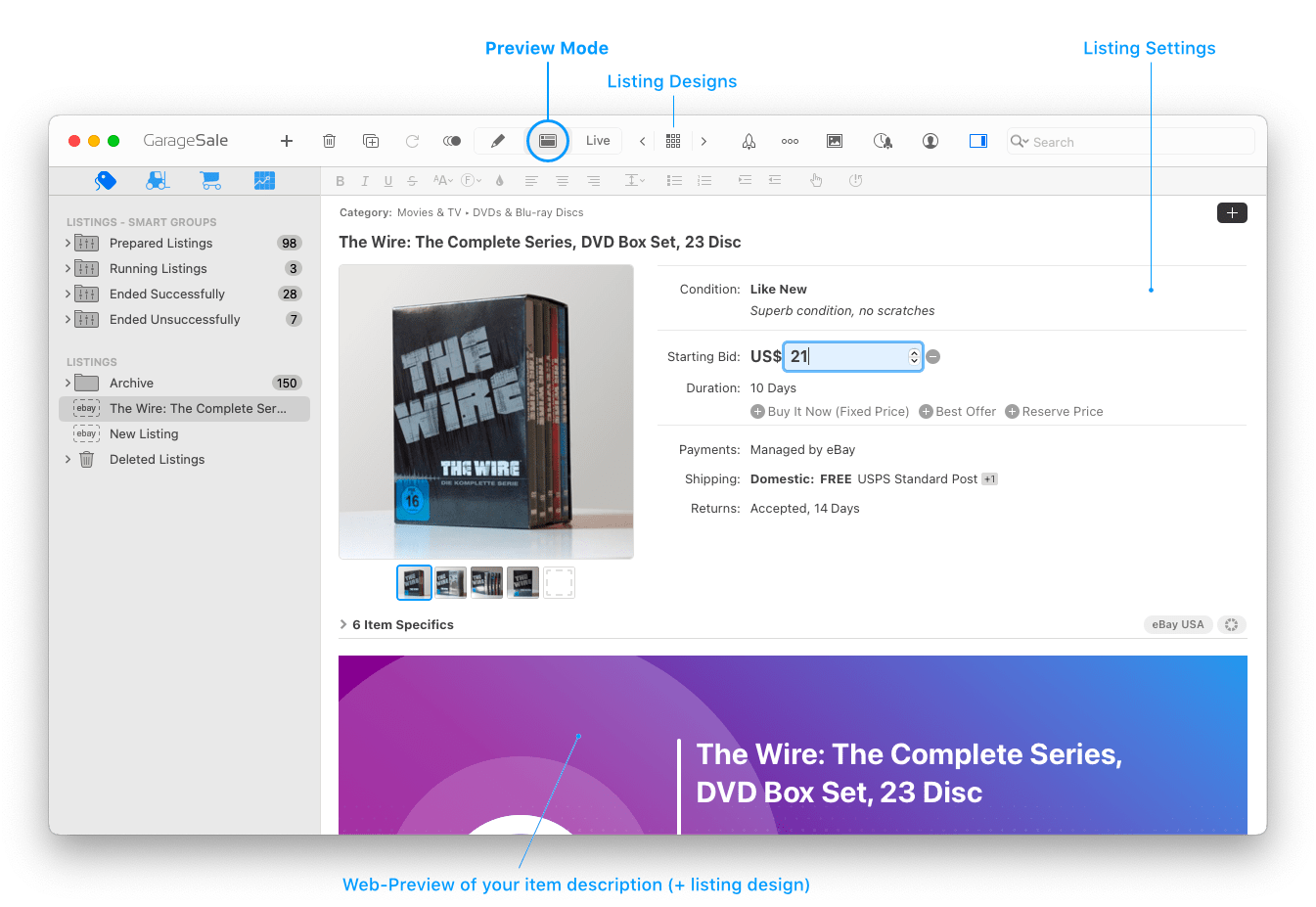 Preview Mode Preview Mode