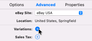 Variations Button Variations Button