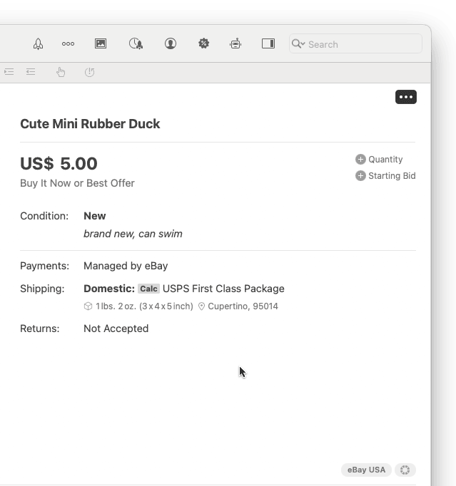 Copy-Paste Item Specifics