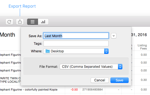 Export Reports Export Reports