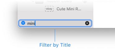 Filter by Title Filter by Title