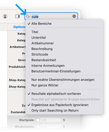 Search Options Search Options