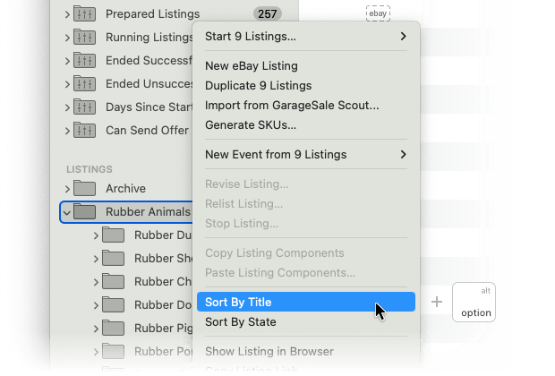 Sort Listings in Reverse Order