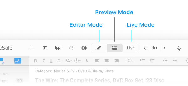 View Mode Control View Mode Control