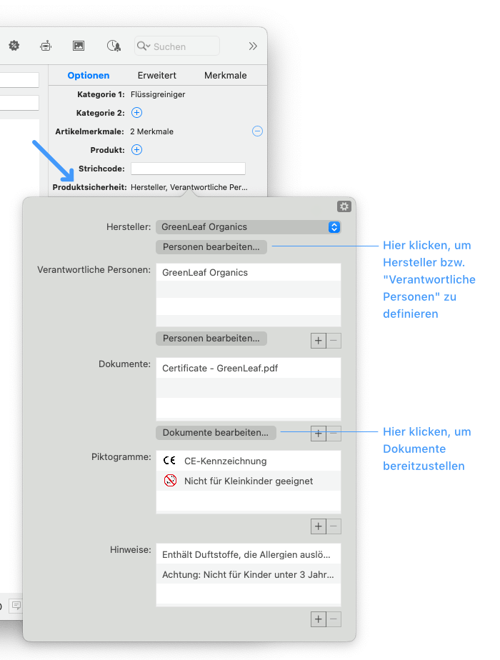 Produktsicherheit Produktsicherheit