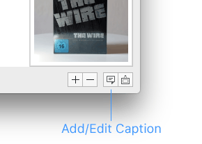 Edit Captions Button in Editor Mode
