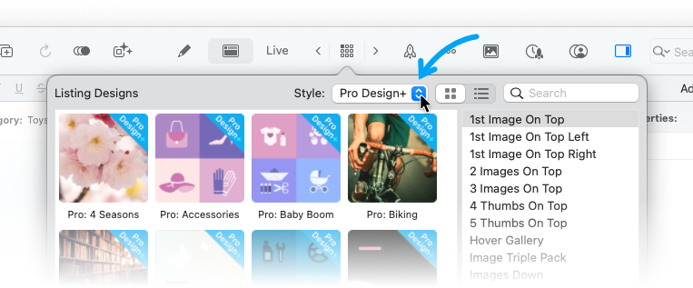 Pro Design+ Selection
