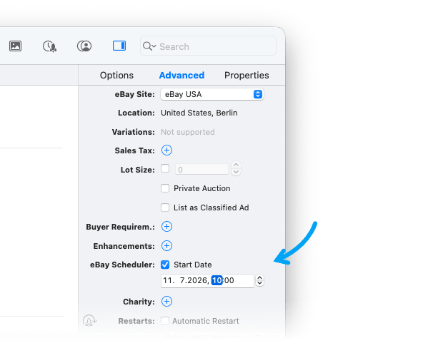 eBay Scheduler