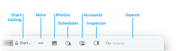Toolbar Icons