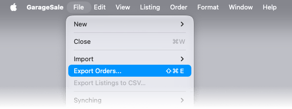 Export Orders