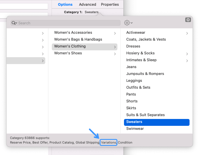 Variation Compatibility